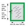 AXA Oyster 3355-15-81/L raamsluiting en kierstandhouder combi draairichting 1 AXA Oyster 3355-15-81/L raamsluiting en kierstandhouder combi draairichting 1