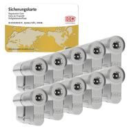DOM Diamant cilinder met kerntrekbeveiliging (10x) - SKG*** DOM Diamant cilinder met kerntrekbeveiliging (10x) - SKG***