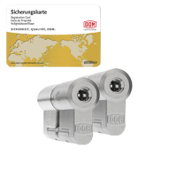 DOM Diamant cilinder met kerntrekbeveiliging (2x) - SKG*** DOM Diamant cilinder met kerntrekbeveiliging (2x) - SKG***