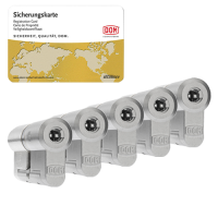DOM Diamant cilinder met kerntrekbeveiliging (5x) - SKG*** DOM Diamant cilinder met kerntrekbeveiliging (5x) - SKG***