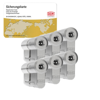 DOM Diamant cilinder met kerntrekbeveiliging (6x) - SKG*** DOM Diamant cilinder met kerntrekbeveiliging (6x) - SKG***