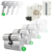                                 Oplegslot + cilinders                                