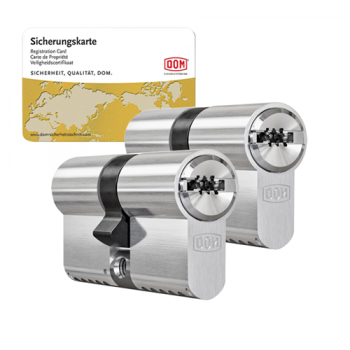 DOM ixTeco cilinders (2x) - Afmeting (A/B) 30/30 & 30/35 - SKG** & SKG*** DOM ixTeco cilinders (2x) - Afmeting (A/B) 30/30 & 30/35 - SKG** & SKG***