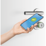 DOM Tapkey Pro knopcilinder - eenzijdige toegangscontrole met NFC/BLE - messing - SKG***