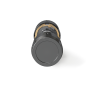 DOM Tapkey Pro knopcilinder - eenzijdige toegangscontrole met NFC/BLE - zwart - SKG***