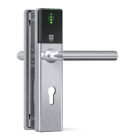 DOM Tapkey Guard Wideline deurbeslag PC55 met NFC/BLE - zwart DOM Tapkey Guard Wideline deurbeslag PC55 met NFC/BLE - zwart