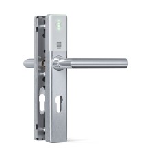DOM Tapkey Guard Slimline deurbeslag PC55 met NFC/BLE - wit DOM Tapkey Guard Slimline deurbeslag PC55 met NFC/BLE - wit