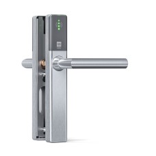 DOM Tapkey Guard Slimline blind deurbeslag met NFC/BLE - grijs - tweezijdige toegangscontrole DOM Tapkey Guard Slimline blind deurbeslag met NFC/BLE - grijs - tweezijdige toegangscontrole