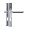DOM Tapkey Guard Slimline deurbeslag PC72 met NFC/BLE - grijs - tweezijdige toegangscontrole DOM Tapkey Guard Slimline deurbeslag PC72 met NFC/BLE - grijs - tweezijdige toegangscontrole