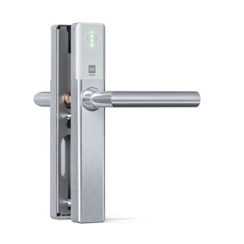 DOM Tapkey Guard Slimline blind deurbeslag met NFC/BLE - wit - tweezijdige toegangscontrole DOM Tapkey Guard Slimline blind deurbeslag met NFC/BLE - wit - tweezijdige toegangscontrole
