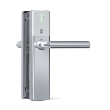 DOM Tapkey Guard Wideline blind deurbeslag met NFC/BLE - wit DOM Tapkey Guard Wideline blind deurbeslag met NFC/BLE - wit