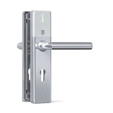 DOM Tapkey Guard Wideline deurbeslag PC55 met NFC/BLE - wit DOM Tapkey Guard Wideline deurbeslag PC55 met NFC/BLE - wit