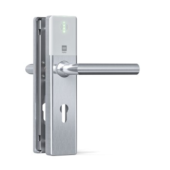DOM Tapkey Guard Wideline deurbeslag PC92 met NFC/BLE - wit DOM Tapkey Guard Wideline deurbeslag PC92 met NFC/BLE - wit