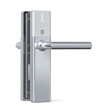 DOM Tapkey Guard Wideline blind deurbeslag met NFC/BLE - wit - tweezijdige toegangscontrole DOM Tapkey Guard Wideline blind deurbeslag met NFC/BLE - wit - tweezijdige toegangscontrole