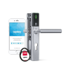 DOM Tapkey Guard Slimline deurbeslag PC92 met NFC/BLE - wit DOM Tapkey Guard Slimline deurbeslag PC92 met NFC/BLE - wit