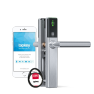 DOM Tapkey Guard Slimline blind deurbeslag met NFC/BLE - wit - tweezijdige toegangscontrole DOM Tapkey Guard Slimline blind deurbeslag met NFC/BLE - wit - tweezijdige toegangscontrole