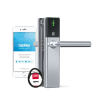 DOM Tapkey Guard Wideline blind deurbeslag met NFC/BLE - wit DOM Tapkey Guard Wideline blind deurbeslag met NFC/BLE - wit
