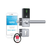 DOM Tapkey Guard Compact Wideline profielcilinder deurbeslag met NFC/BLE - wit DOM Tapkey Guard Compact Wideline profielcilinder deurbeslag met NFC/BLE - wit