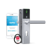 DOM Tapkey Guard Wideline deurbeslag PC92 met NFC/BLE - wit DOM Tapkey Guard Wideline deurbeslag PC92 met NFC/BLE - wit