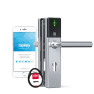 DOM Tapkey Guard Wideline deurbeslag PC55 met NFC/BLE - wit - tweezijdige toegangscontrole DOM Tapkey Guard Wideline deurbeslag PC55 met NFC/BLE - wit - tweezijdige toegangscontrole