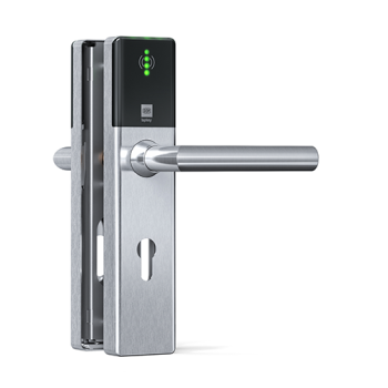 DOM Tapkey Guard Wideline deurbeslag PC55 met NFC/BLE - zwart - tweezijdige toegangscontrole DOM Tapkey Guard Wideline deurbeslag PC55 met NFC/BLE - zwart - tweezijdige toegangscontrole
