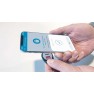 DOM Tapkey Pro knopcilinder - eenzijdige toegangscontrole met NFC/BLE - messing - SKG***