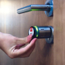 DOM Tapkey Pro knopcilinder - eenzijdige toegangscontrole met NFC/BLE - messing - SKG***