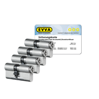 EVVA MCS cilinder met kerntrekbeveiliging (4x) - SKG***