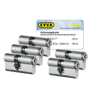 EVVA MCS cilinder met kerntrekbeveiliging (5x) - SKG*** EVVA MCS cilinder met kerntrekbeveiliging (5x) - SKG***