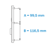 Hoppe London veiligheidsbeslag knop/kruk - Aluminium F1 - PC55 RS - SKG*** Hoppe London veiligheidsbeslag knop/kruk - Aluminium F1 - PC55 RS - SKG***
