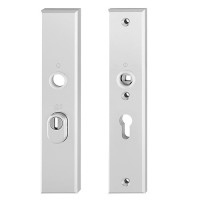 Hoppe buiten- en binnenschild F1 PC55 met kerntrekbeveiliging (rechthoekig) - SKG*** Hoppe buiten- en binnenschild F1 PC55 met kerntrekbeveiliging (rechthoekig) - SKG***