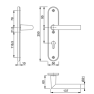 Hoppe Vitoria veiligheidsbeslag knop/kruk - aluminium F1 - PC72 LS met kerntrekbeveiliging (afgerond) - SKG*** Hoppe Vitoria veiligheidsbeslag knop/kruk - aluminium F1 - PC72 LS met kerntrekbeveiliging (afgerond) - SKG***