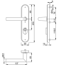 Hoppe Vitoria veiligheidsbeslag kruk/kruk F1 PC55 met kerntrekbeveiliging (afgerond) - SKG*** Hoppe Vitoria veiligheidsbeslag kruk/kruk F1 PC55 met kerntrekbeveiliging (afgerond) - SKG***