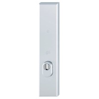 Hoppe blind buitenschild zonder krukgat F1 PC72 met kerntrekbeveiliging (rechthoekig) - SKG*** Hoppe blind buitenschild zonder krukgat F1 PC72 met kerntrekbeveiliging (rechthoekig) - SKG***