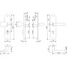 Hoppe Amsterdam veiligheidsbeslag knop/kruk - F69 - PC92 RS met kerntrekbeveiliging RVS (afgerond) - SKG*** Hoppe Amsterdam veiligheidsbeslag knop/kruk - F69 - PC92 RS met kerntrekbeveiliging RVS (afgerond) - SKG***