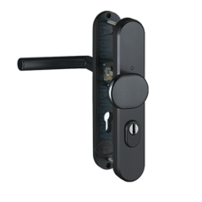 Hop&shy;pe Am&shy;ster&shy;dam vei&shy;lig&shy;heids&shy;be&shy;slag knop/kruk PC72 RS met kern&shy;trek&shy;be&shy;vei&shy;li&shy;ging - zwart (af&shy;ge&shy;rond) - SKG***