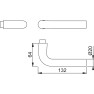 Hoppe Bonn veiligheidsbeslag kruk/kruk - aluminium F1 - PC72 met kerntrekbeveiliging (afgerond) - SKG*** Hoppe Bonn veiligheidsbeslag kruk/kruk - aluminium F1 - PC72 met kerntrekbeveiliging (afgerond) - SKG***