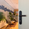 Hoppe Bonn veiligheidsbeslag kruk/kruk zwart - PC92 - met kerntrekbeveiliging (afgerond) - SKG*** Hoppe Bonn veiligheidsbeslag kruk/kruk zwart - PC92 - met kerntrekbeveiliging (afgerond) - SKG***