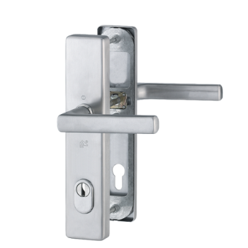 Hoppe Dallas veiligheidsbeslag kruk/kruk - F69 - PC92 met kerntrekbeveiliging RVS - SKG*** Hoppe Dallas veiligheidsbeslag kruk/kruk - F69 - PC92 met kerntrekbeveiliging RVS - SKG***