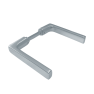 Hoppe Dallas veiligheidsbeslag kruk/kruk - aluminium F1 - PC92 met kerntrekbeveiliging (rechthoekig) - SKG*** Hoppe Dallas veiligheidsbeslag kruk/kruk - aluminium F1 - PC92 met kerntrekbeveiliging (rechthoekig) - SKG***