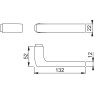 Hoppe Dallas veiligheidsbeslag knop/kruk - aluminium F1 - PC92 LS met kerntrekbeveiliging (rechthoekig) - SKG*** Hoppe Dallas veiligheidsbeslag knop/kruk - aluminium F1 - PC92 LS met kerntrekbeveiliging (rechthoekig) - SKG***