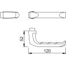 Hoppe London smalschild knop/kruk - Aluminium F1 - PC92 RS met kerntrekbeveiliging (rechthoekig) - SKG*** Hoppe London smalschild knop/kruk - Aluminium F1 - PC92 RS met kerntrekbeveiliging (rechthoekig) - SKG***