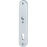 Hoppe Amsterdam veiligheidsbeslag kruk/kruk - Aluminium F1 - PC92 met kerntrekbeveiliging (afgerond) - SKG*** Hoppe Amsterdam veiligheidsbeslag kruk/kruk - Aluminium F1 - PC92 met kerntrekbeveiliging (afgerond) - SKG***
