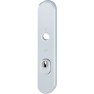 Hoppe Amsterdam veiligheidsbeslag kruk/kruk - Aluminium F1 - PC72 met kerntrekbeveiliging (afgerond) - SKG***