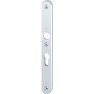 Hoppe Amsterdam smalschild kruk/kruk - aluminium F1 - PC55 met kerntrekbeveiliging (afgerond) - SKG*** Hoppe Amsterdam smalschild kruk/kruk - aluminium F1 - PC55 met kerntrekbeveiliging (afgerond) - SKG***