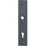 Hoppe Stockholm veiligheidsbeslag knop/kruk - zwart - PC92 LS met kerntrekbeveiliging (rechthoekig) - SKG*** Hoppe Stockholm veiligheidsbeslag knop/kruk - zwart - PC92 LS met kerntrekbeveiliging (rechthoekig) - SKG***