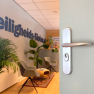 Hoppe Marseille veiligheidsbeslag kruk/kruk - aluminium F1 - PC55 met kerntrekbeveiliging (afgerond) - SKG*** Hoppe Marseille veiligheidsbeslag kruk/kruk - aluminium F1 - PC55 met kerntrekbeveiliging (afgerond) - SKG***