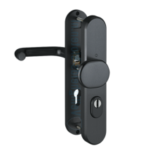 Hop&shy;pe Pa&shy;ris vei&shy;lig&shy;heids&shy;be&shy;slag knop/kruk PC92 RS met kern&shy;trek&shy;be&shy;vei&shy;li&shy;ging - zwart (af&shy;ge&shy;rond) - SKG***