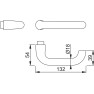 Hoppe Paris veiligheidsbeslag knop/kruk PC72 RS met kerntrekbeveiliging - zwart (afgerond) - SKG*** Hoppe Paris veiligheidsbeslag knop/kruk PC72 RS met kerntrekbeveiliging - zwart (afgerond) - SKG***