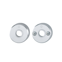 Hoppe krukrozetten - aluminium F1 (buitendeur)